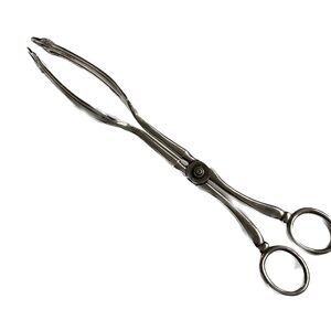 Vintage Tongs Pastry Dessert Salad All Purpose Shefield England EPNS A1 8" Long